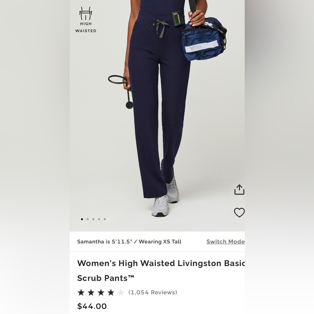 Livingston high waisted basic scrub pants